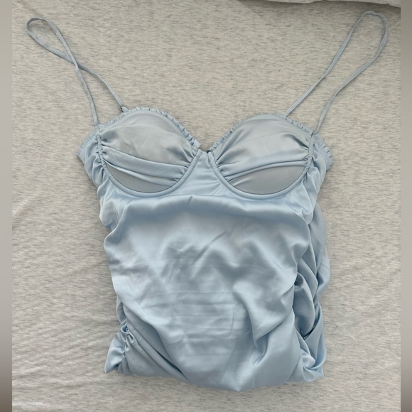 OH POLLY BABY BLUE MINI DRESS - Picture 6 of 6